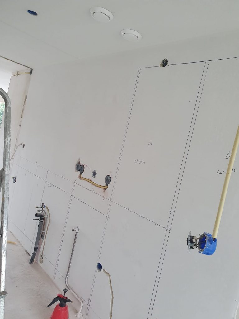 elekta verleggen in keuken